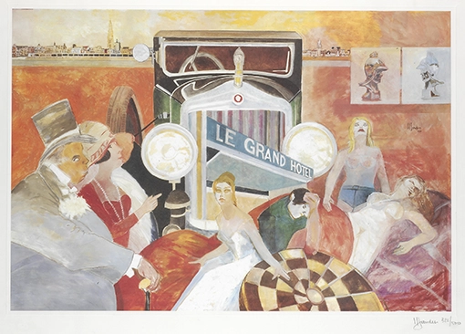 Reproduction d oeuvres d art Bruxelles charte de couleur et carton gris